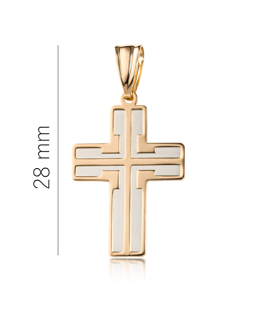 Gold pendant "cross"