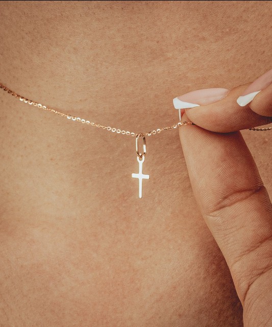 Gold pendant "cross"