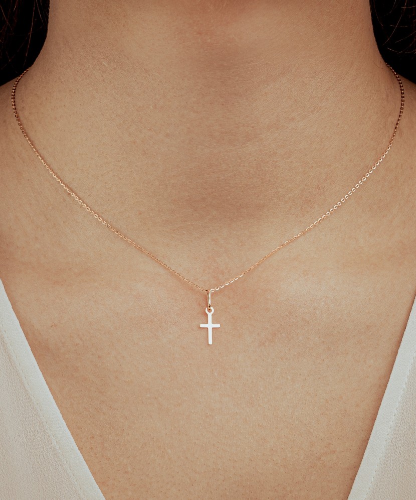 Gold pendant "cross"
