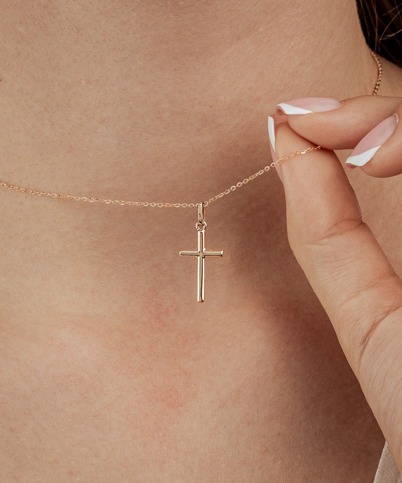 Gold pendant "cross"