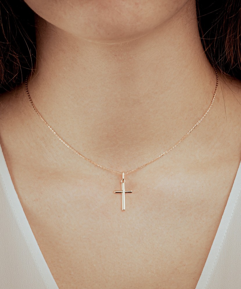 Gold pendant "cross"