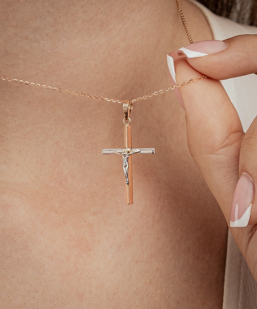 Gold pendant "cross"