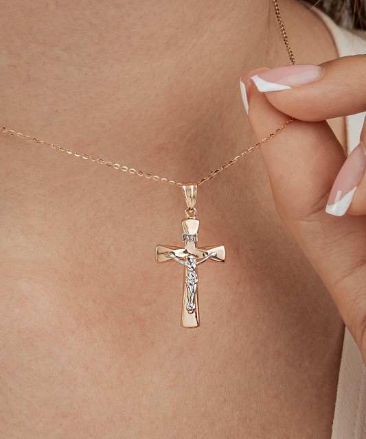 Gold pendant "cross"