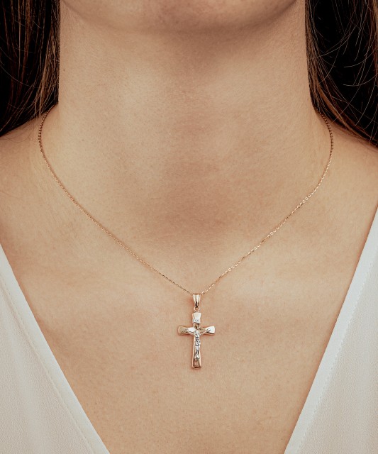 Gold pendant "cross"