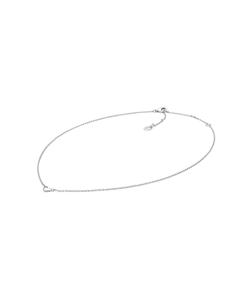 Sterling silver chain with pendant "heart"