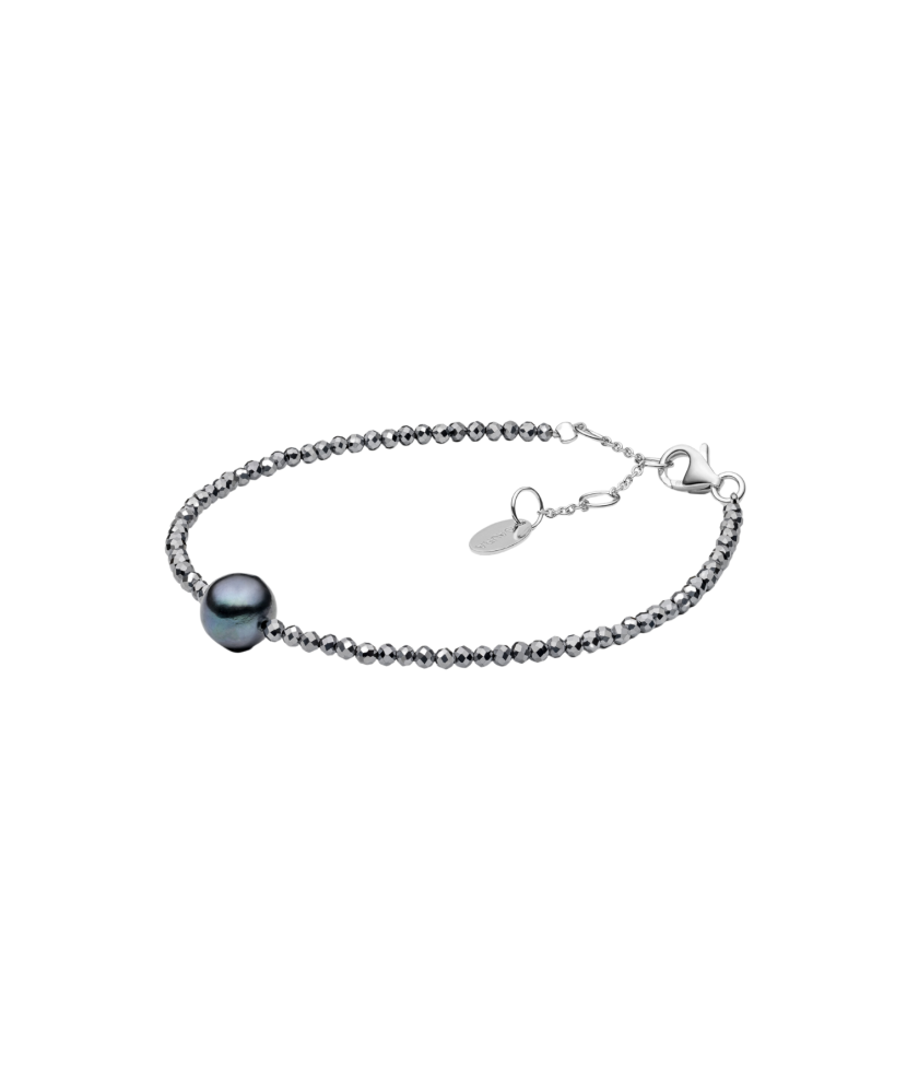 Bracelet With terahertz and pearl