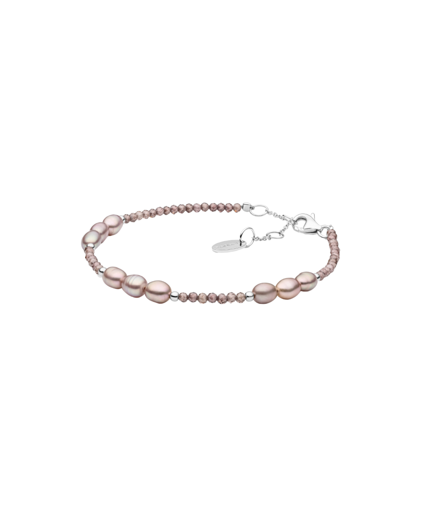 Bracelet with pearls and zircons