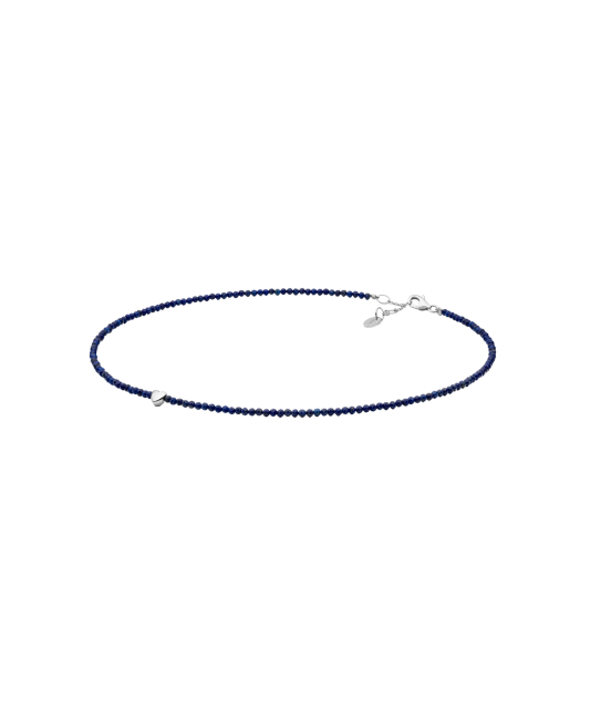 Lazurite kaulakoru hopealla