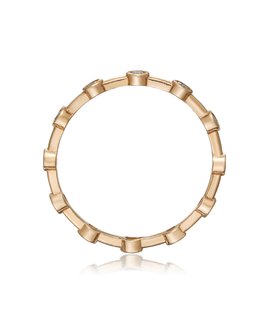 Kultasormus zirkoneilla