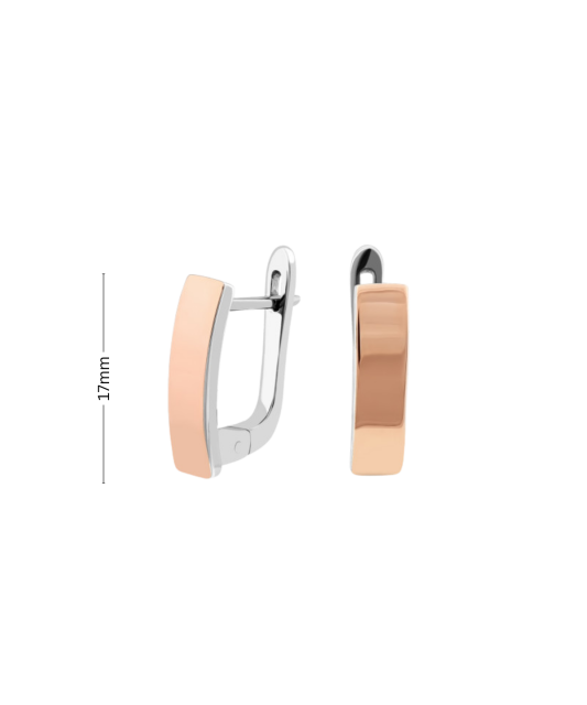 Sterling silver earrings gold plated