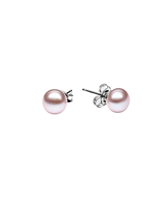 Sterling silver earrings with pearls