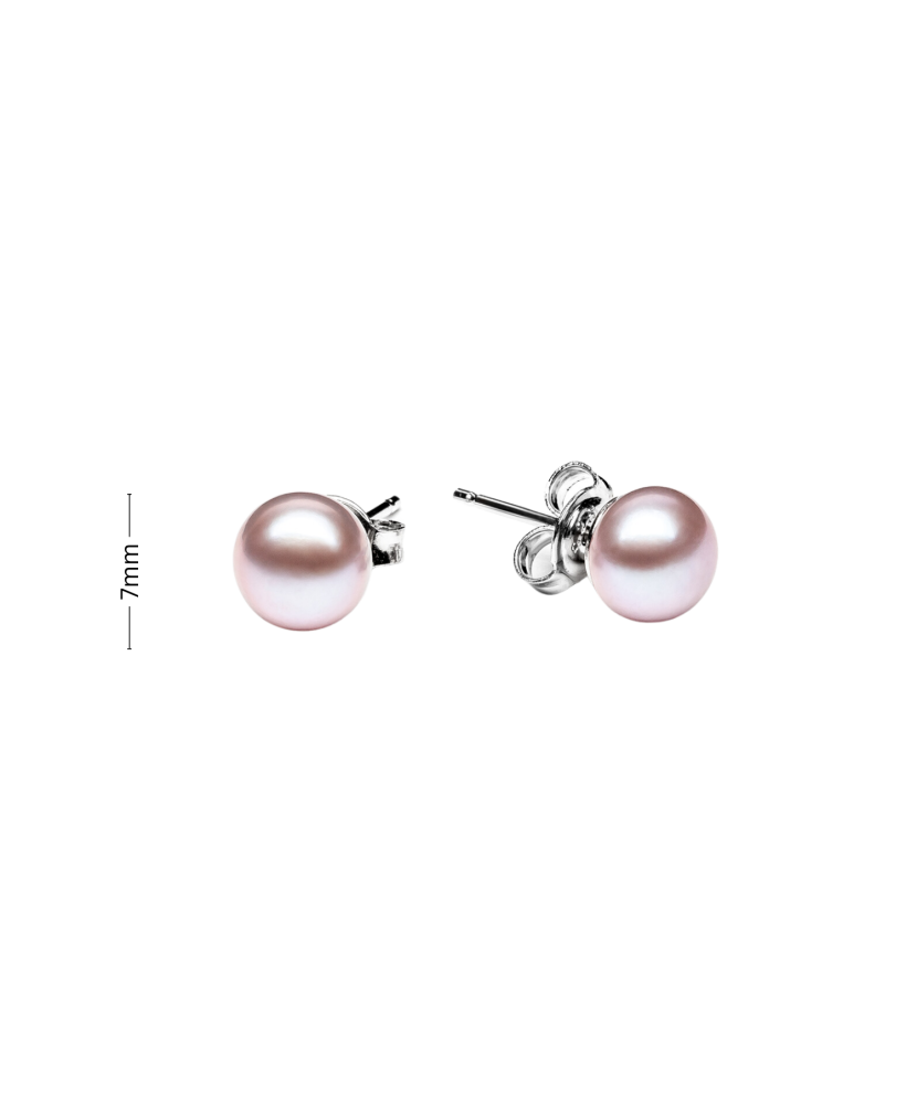 Sterling silver earrings with pearls