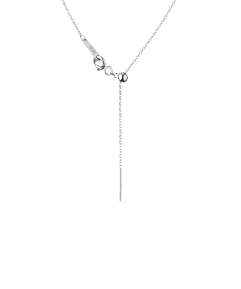 Sterling silver chain with pearl pendant