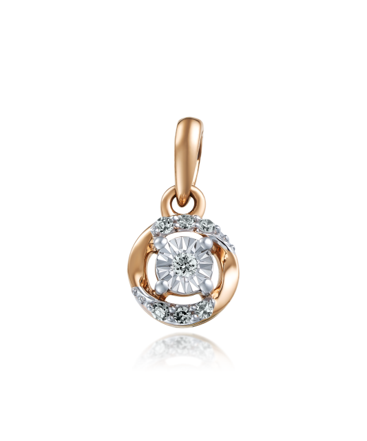 Kultainen riipus timanteilla