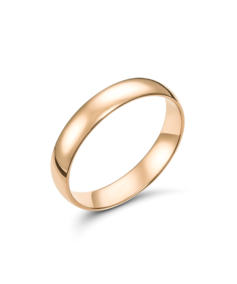 Gold wedding ring 4mm