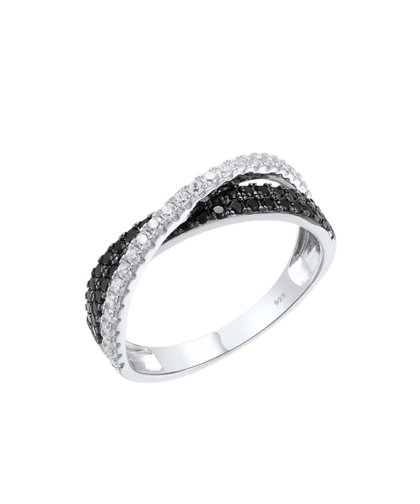 Hopeasormus spinelleillä ja zirkoneilla