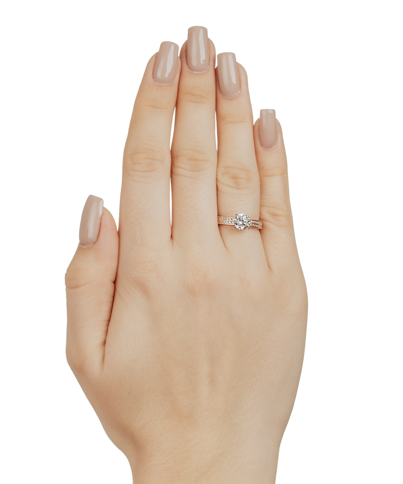 Kultasormus zirkoneilla