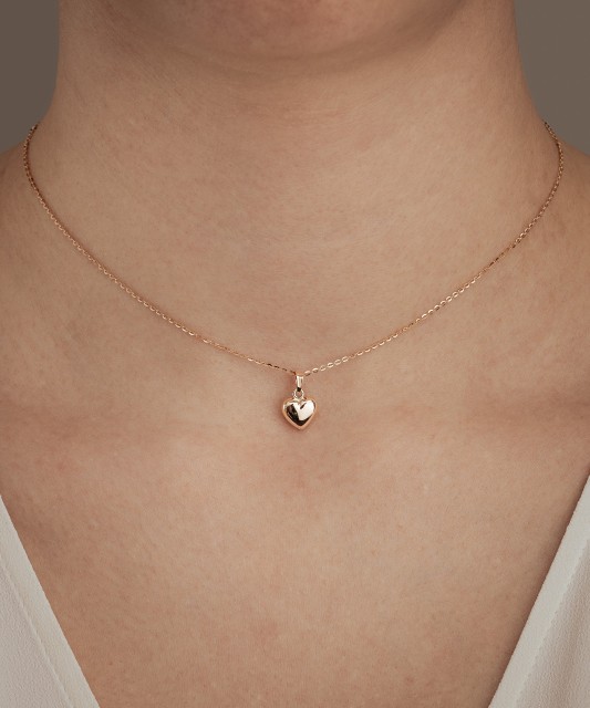 Gold pendant "heart"