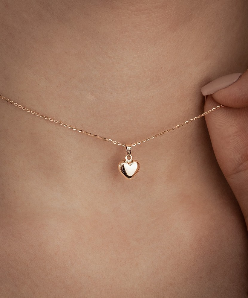 Gold pendant "heart"