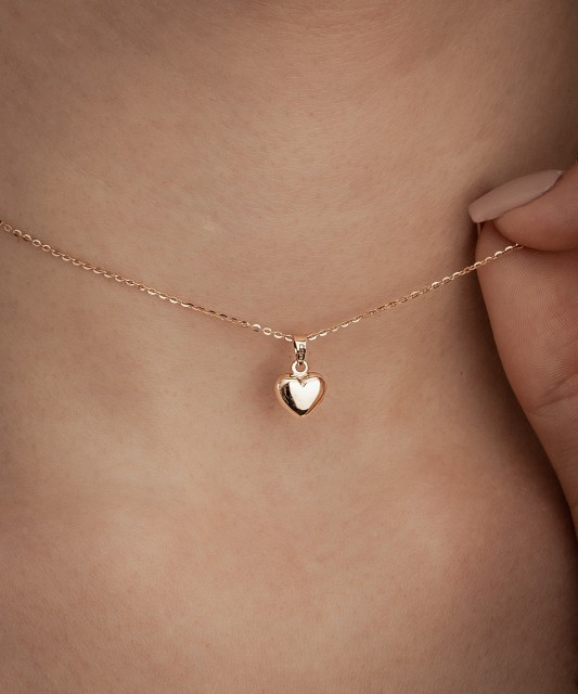 Gold pendant "heart"