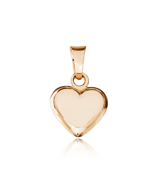 Gold pendant "heart"