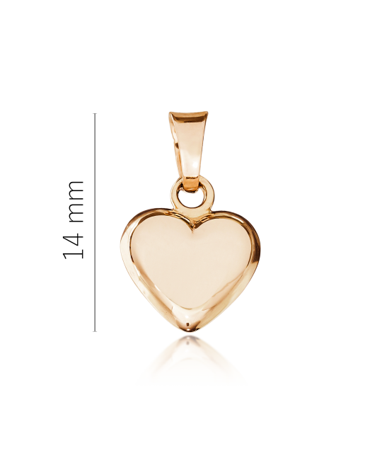 Gold pendant "heart"