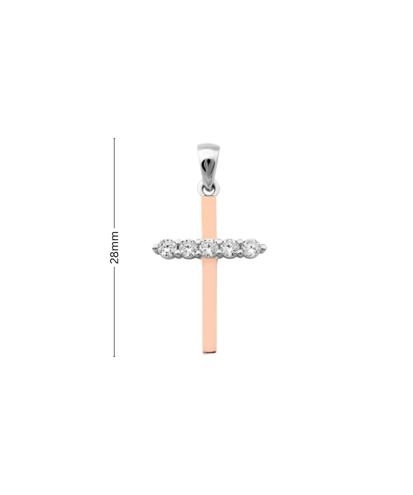 Hopea riipus kullalla peitetty a zirkoneilla