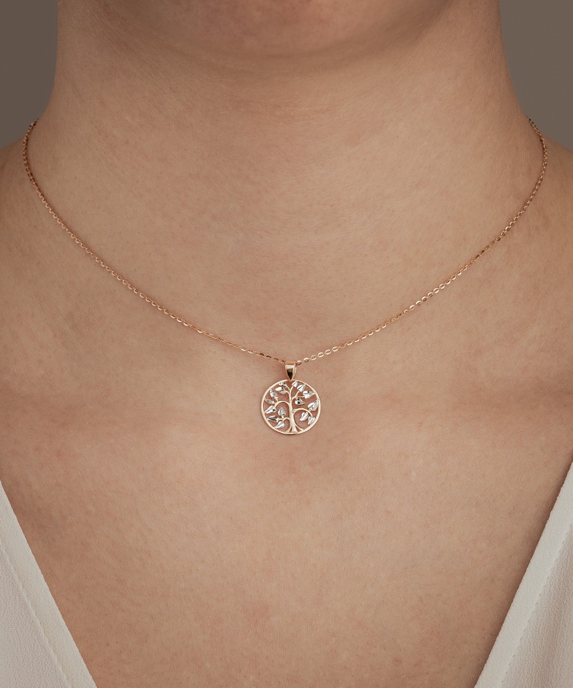 Gold pendant "Tree of life"