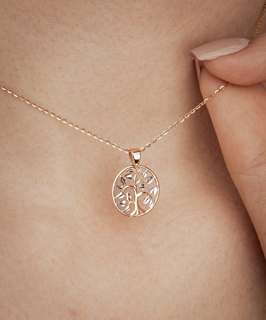 Gold pendant "Tree of life"
