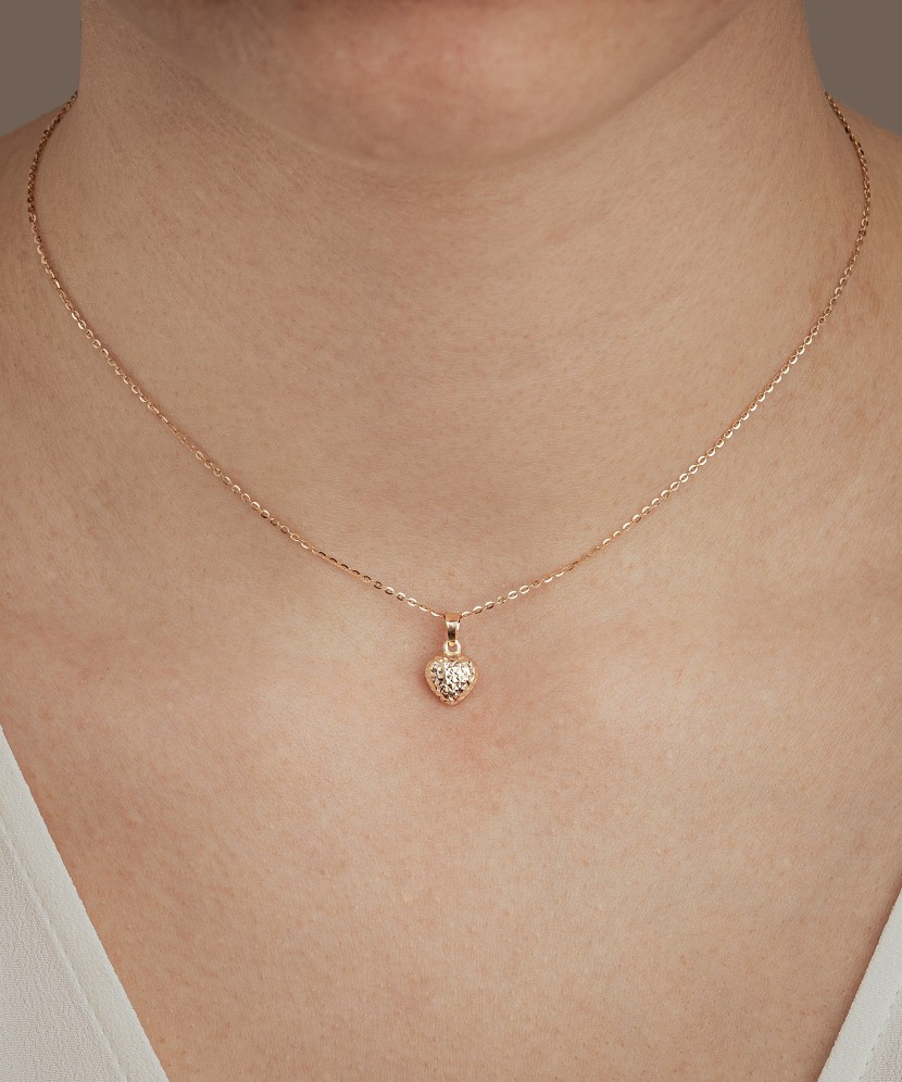 Gold pendant "heart"