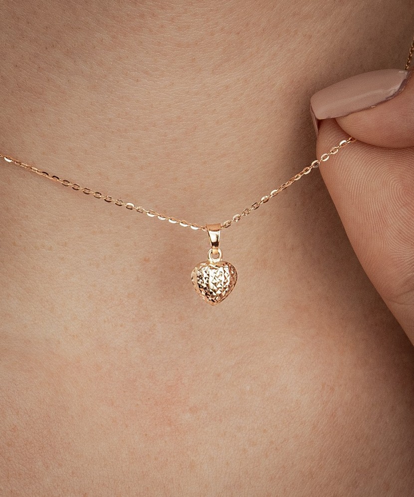 Gold pendant "heart"