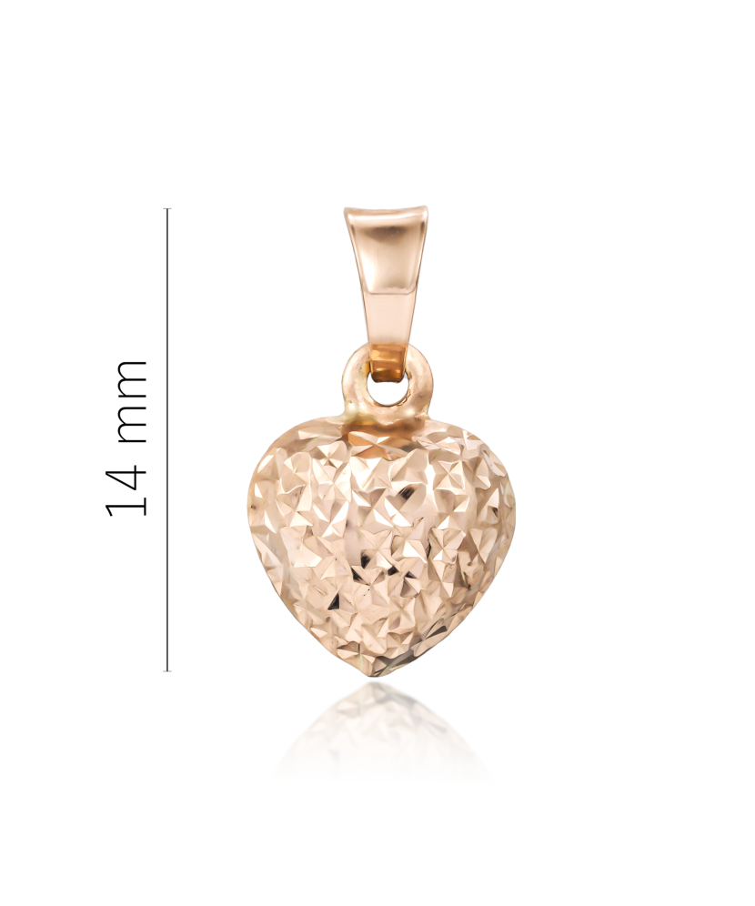 Gold pendant "heart"