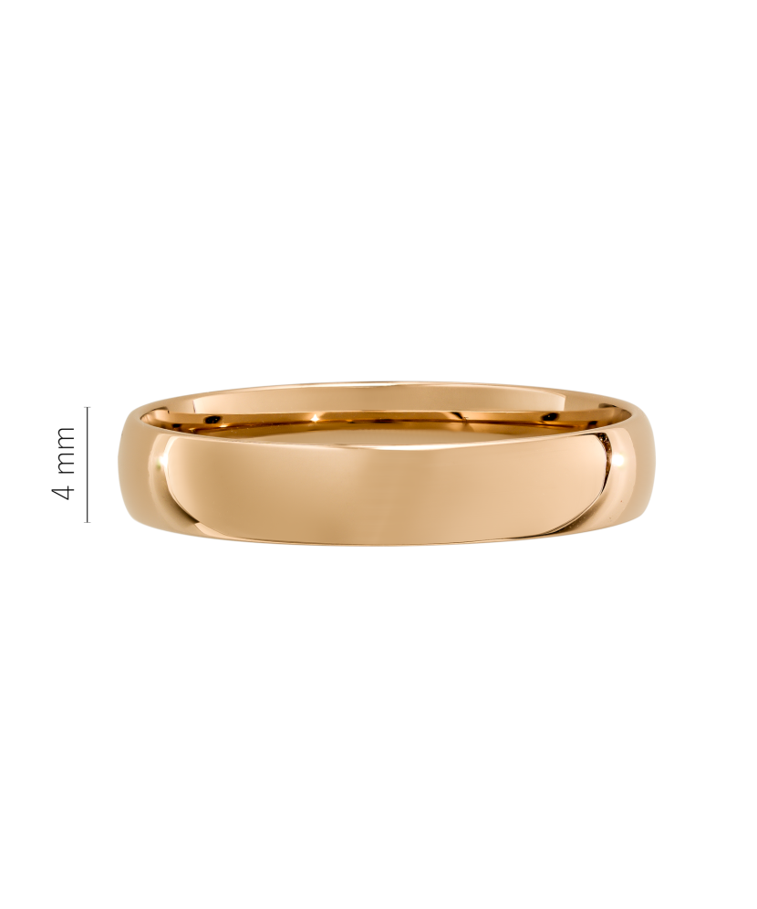 Gold wedding ring 4mm