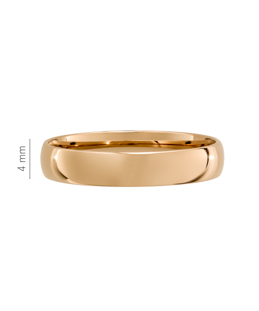 Gold wedding ring 4mm