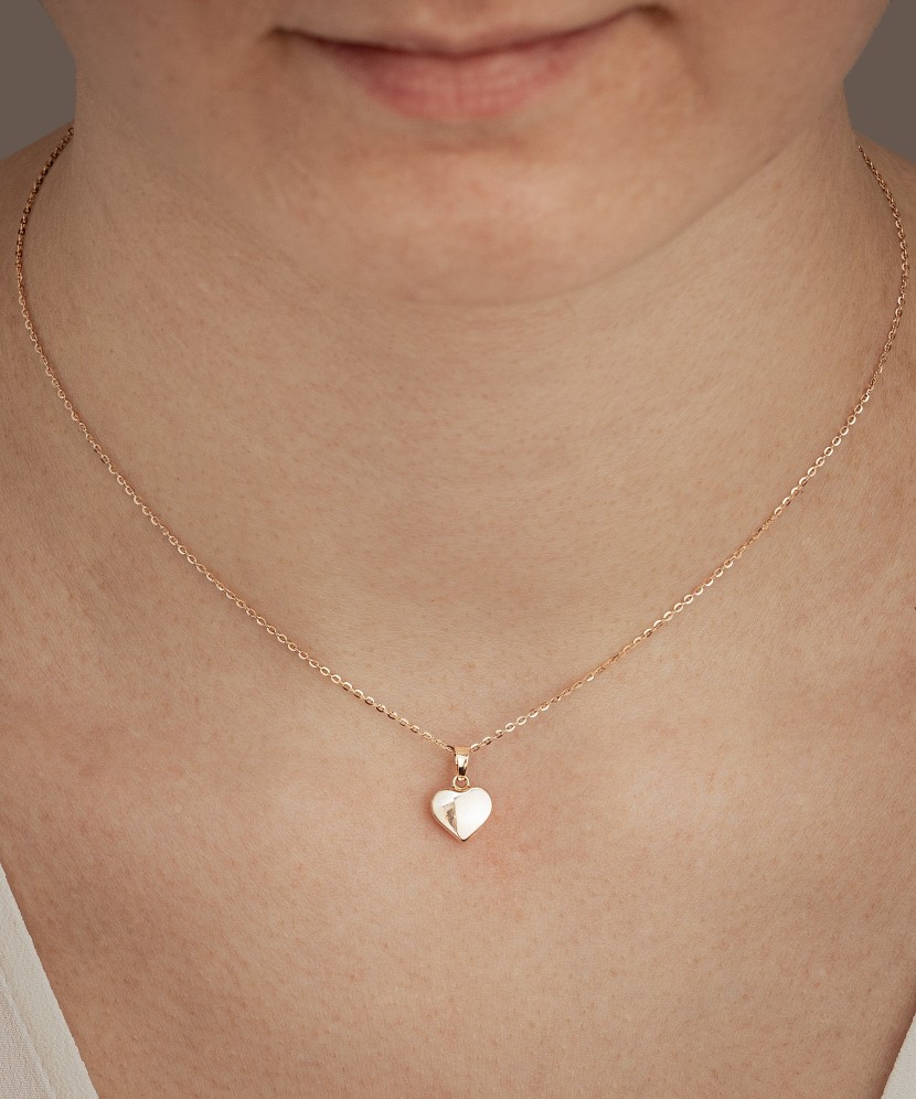 Gold pendant "heart"