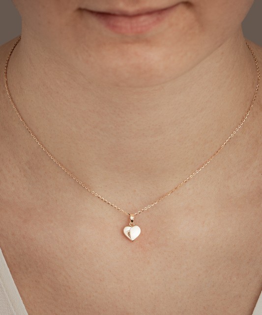 Gold pendant "heart"