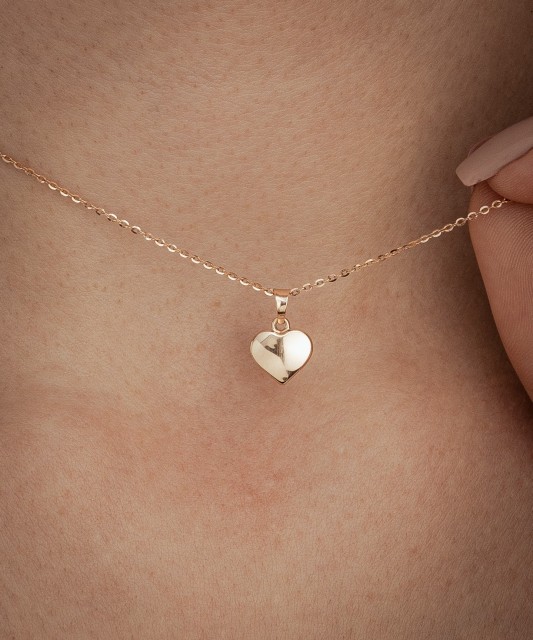 Gold pendant "heart"