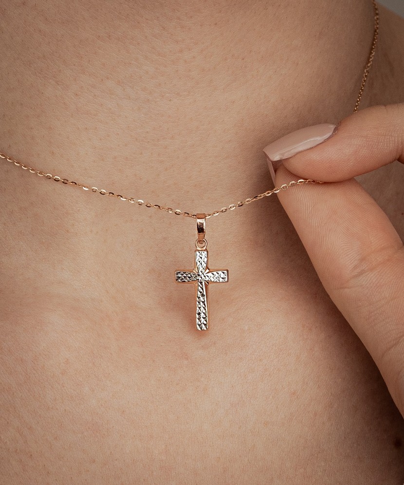 Gold pendant "cross"