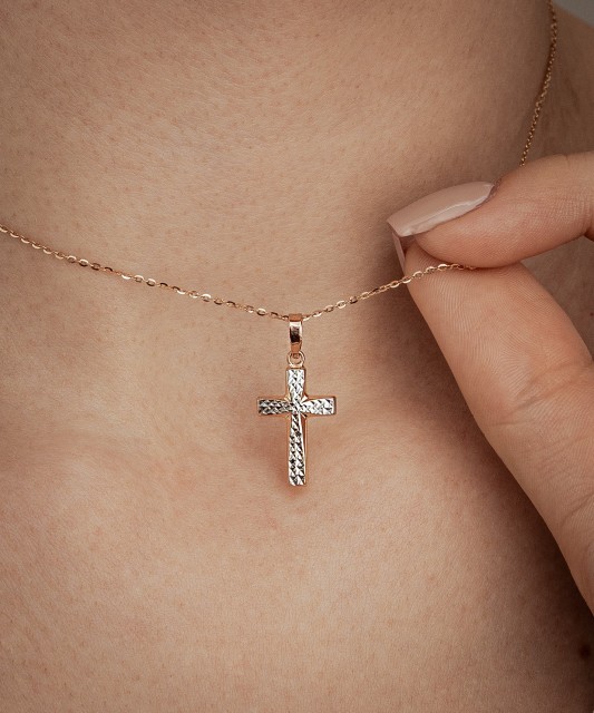 Gold pendant "cross"