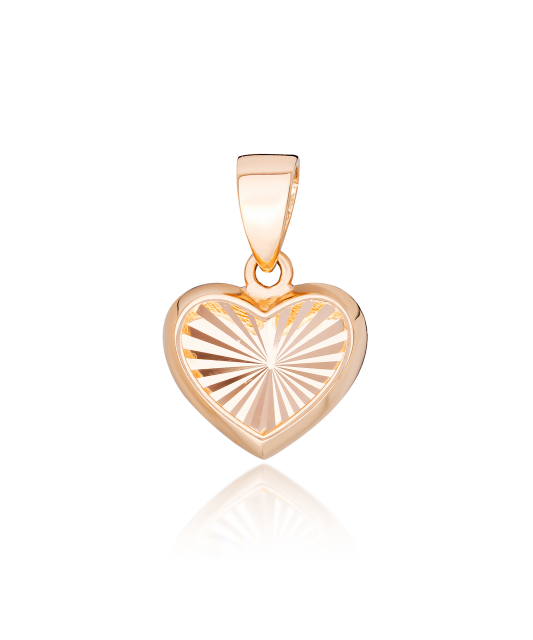 Gold pendant "heart"