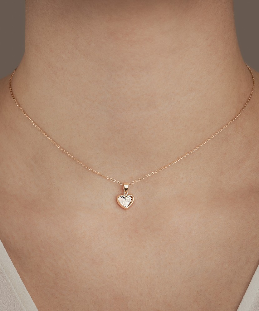 Gold pendant "heart"