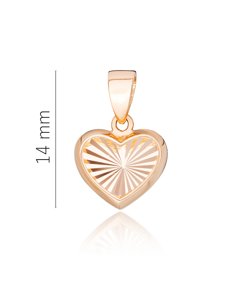 Gold pendant "heart"