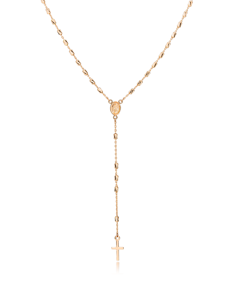 Gold chain with pendant "cross"