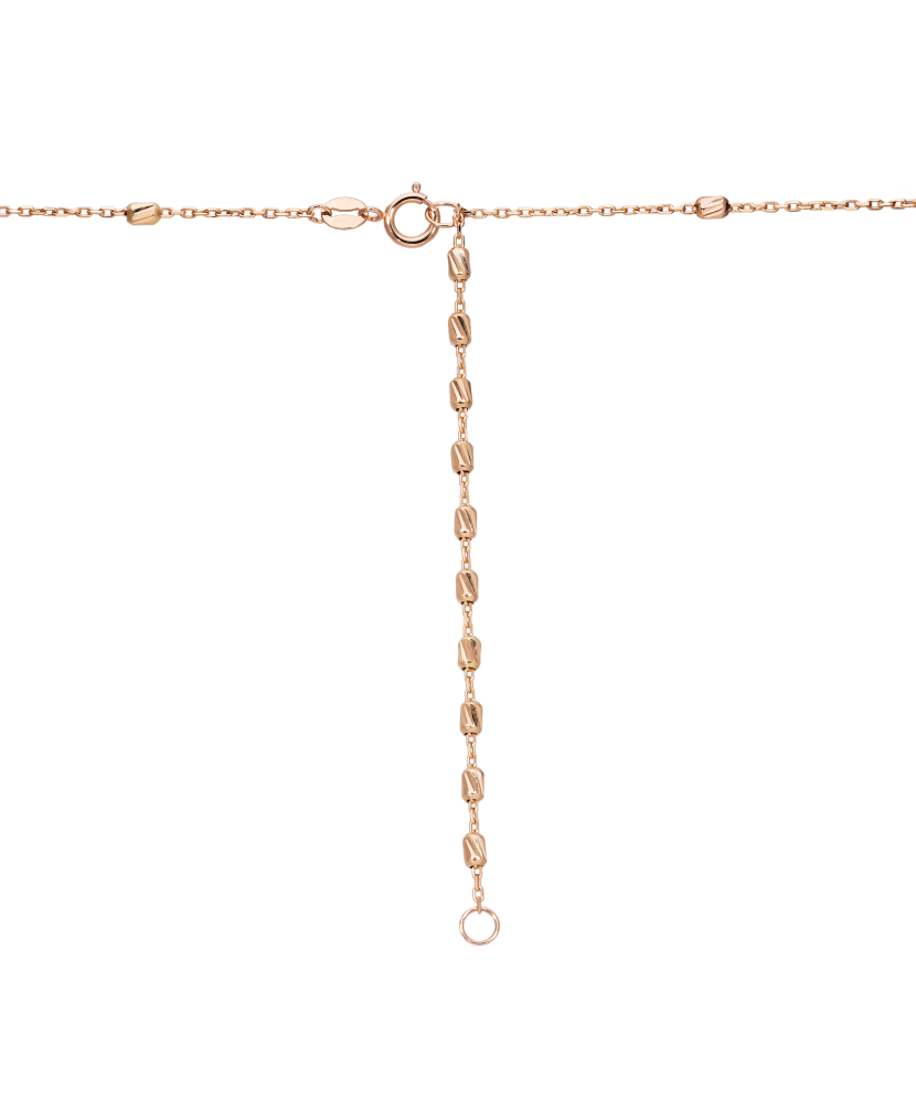 Gold chain with pendant "cross"