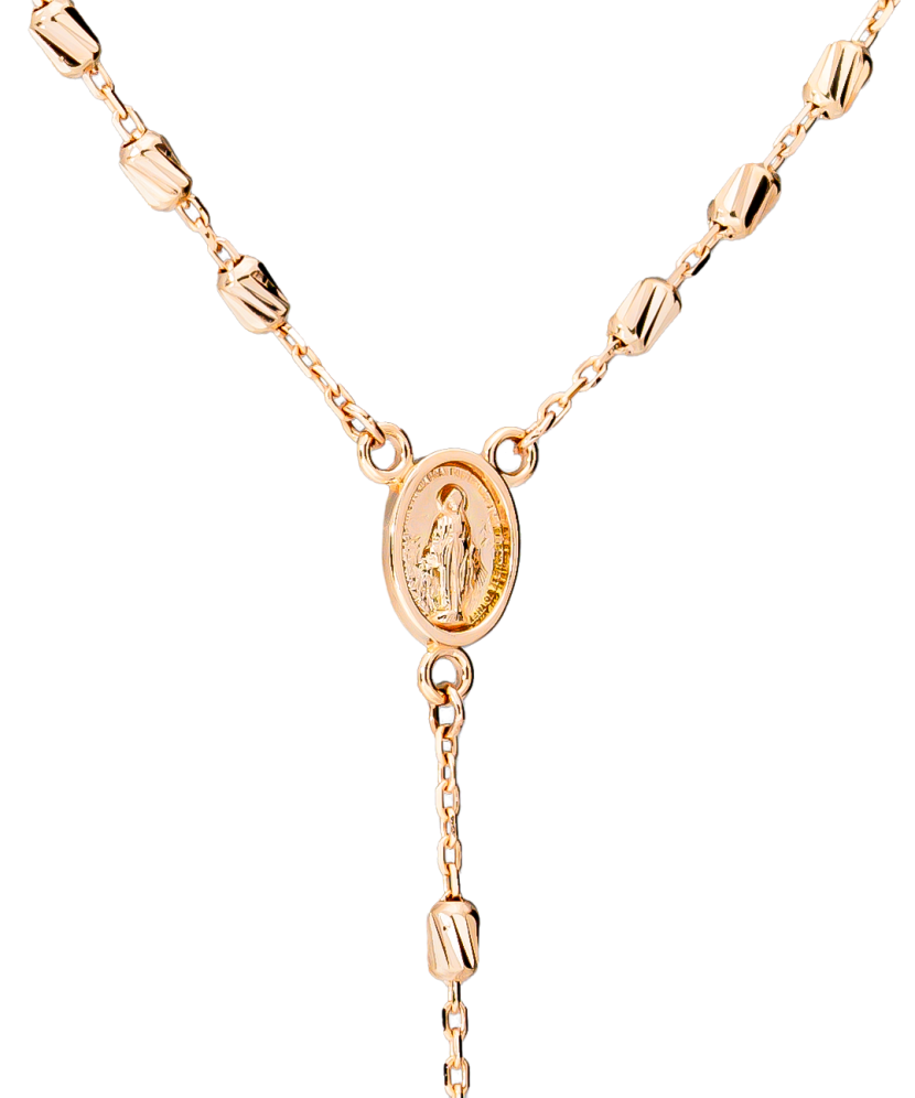 Gold chain with pendant "cross"