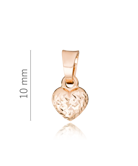 Gold pendant "heart"