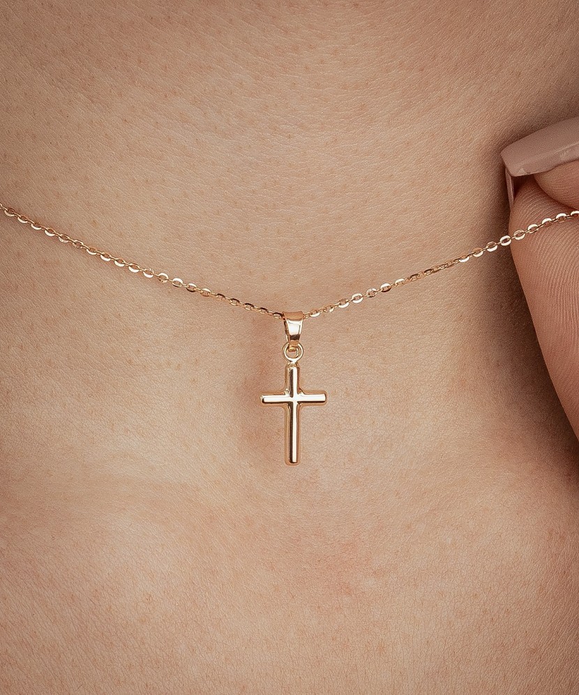 Gold pendant "cross"