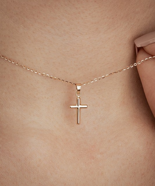 Gold pendant "cross"