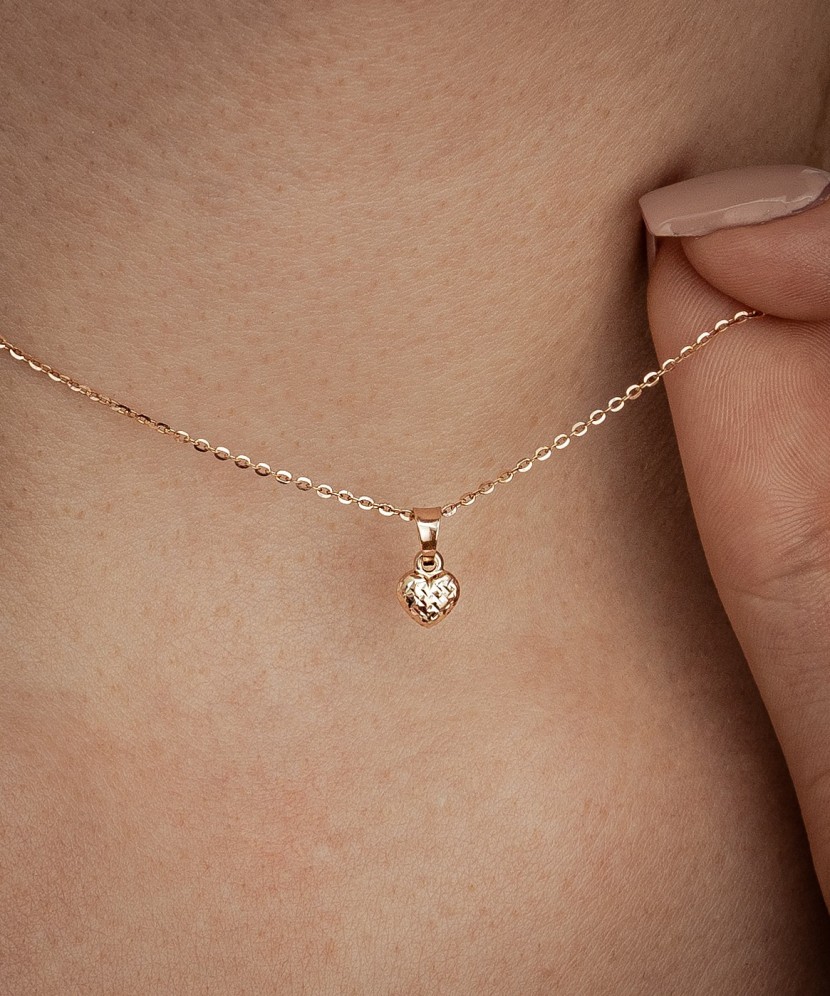 Gold pendant "heart"