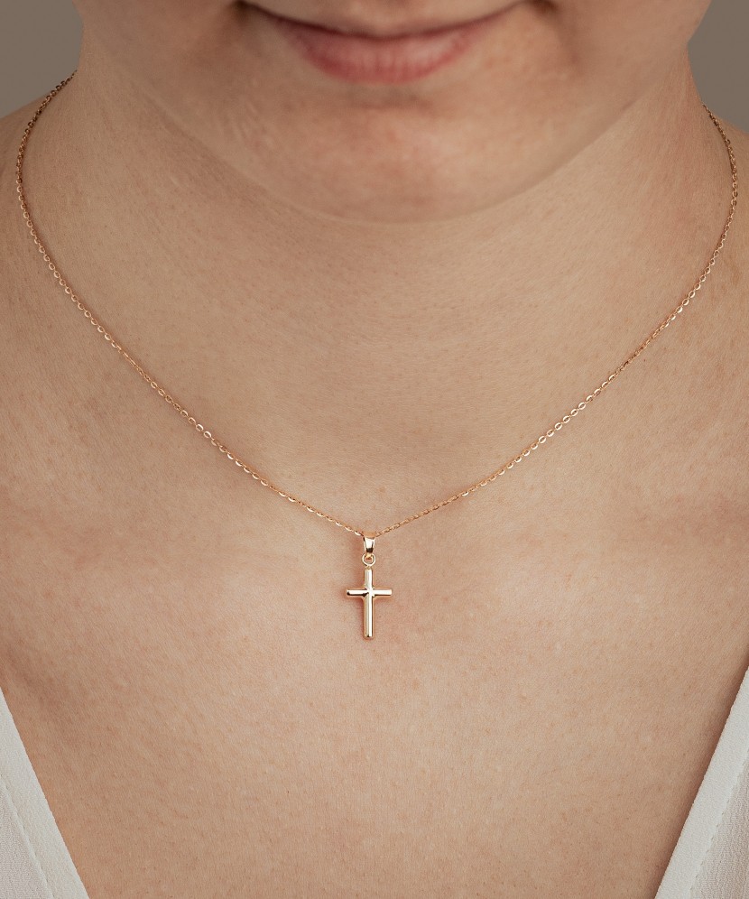 Gold pendant "cross"